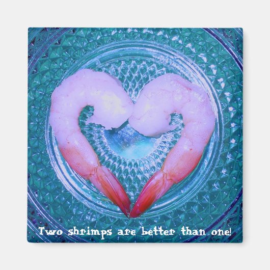 Twee garnalen magneet (Voorkant)