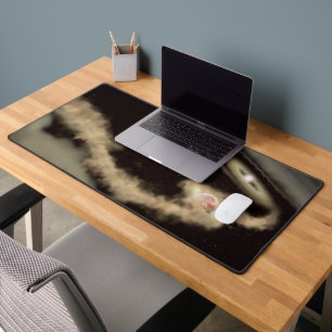 Twee gasreus-exoplaneten die om een jonge ster dra bureaumat