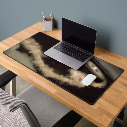 Twee gasreus-exoplaneten die om een jonge ster dra bureaumat (Kantoor 2)