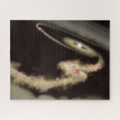 Twee gasreus-exoplaneten die om een jonge ster dra legpuzzel (Horizontaal)