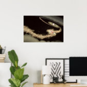 Twee gasreus-exoplaneten die om een jonge ster dra poster (Thuiskantoor)