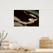 Twee gasreus-exoplaneten die om een jonge ster dra poster (Keuken)