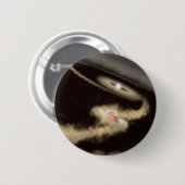 Twee gasreus-exoplaneten die om een jonge ster dra ronde button 5,7 cm (Voorkant /achterkant)