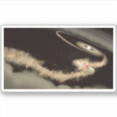 Twee gasreus-exoplaneten die om een jonge ster dra sticker (Voorkant)