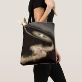 Twee gasreus-exoplaneten die om een jonge ster dra tote bag (Dichtbij)