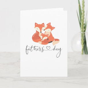 Twee Gay Dads Happy Fathers Dag Fox Kaart