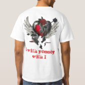 "Twee gebroken harten" T-shirt (Achterkant)