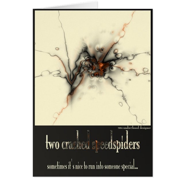 twee gecrashte spinnen (Voorkant)