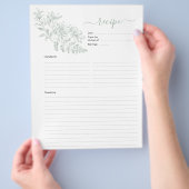 Twee gedeelde pagina Groen Ontvang van de pagina v Flyer (Hand)