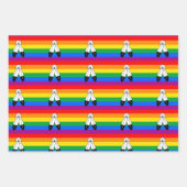 Twee-Geest LGBTQ+ Pride-vlag Inpakpapier Vel (Voorkant 2)