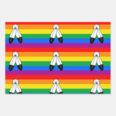 Twee-Geest LGBTQ+ Pride-vlag Inpakpapier Vel (Voorkant 3)