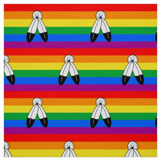 Twee-Geest LGBTQ+ Pride-vlag Stof (Swatch)