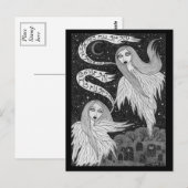 Twee geesten Briefkaart (Voorkant / Achterkant)