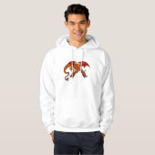 Twee gehavende trekhadie hoodie (Voorkant volledig)