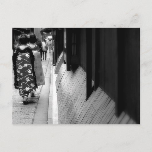 Twee Geisha in Kyoto Briefkaart (Voorkant)