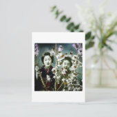 Twee Geisha  Japan in Blossom Japans Briefkaart (Staand voorkant)