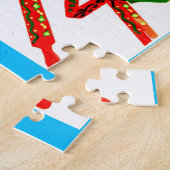 twee geiten één kitten legpuzzel (Zijkant)