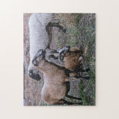 Twee geiten en een schapen legpuzzel (Verticaal)