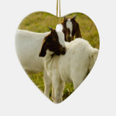 Twee geiten keramisch ornament (Rechts)