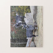 Twee geiten legpuzzel (Verticaal)