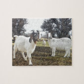 Twee geiten legpuzzel (Horizontaal)