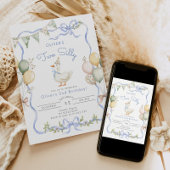 Twee Gekke ganzenjongen 2e verjaardag Kaart