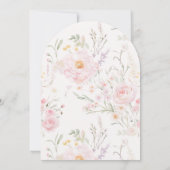 Twee gekke Goose Blush roze Bow Girl 2e verjaardag Kaart (Achterkant)