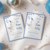 Twee Gekke Goose Boy 2e verjaardagsfeestje Kaart