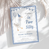 Twee Gekke Goose Boy 2e verjaardagsfeestje Kaart