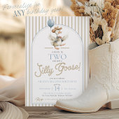 TWEE Gekke Goose Cowboy Western Boy 2e Verjaardag Kaart