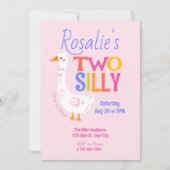 Twee Gekke Goose Zomer Kinder 2e Verjaardag Kaart (Voorkant)