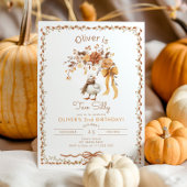 Twee Gekke Herfst Goose Boy 2e verjaardag Kaart