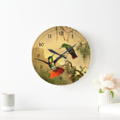 Twee gekookte visorferende mensvogels grote klok (Huis)