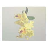 Twee Gele Cattleya Orchids Notitieblok (Voorkant)