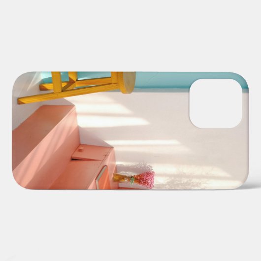 Twee gele houten stooten Case-Mate iPhone case (Achterkant (horizontaal))