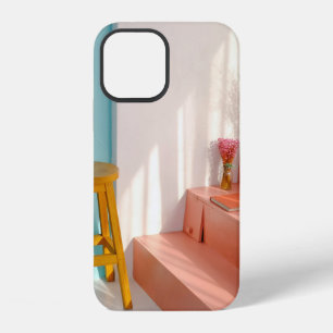 Twee gele houten stooten iPhone 12 hoesje