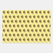 twee gele kuikens, Pasen Inpakpapier Vel (Voorkant 3)