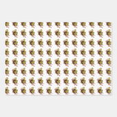 twee gele kuikens, Pasen Inpakpapier Vel (Voorkant 2)