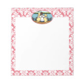 Twee gele labradors en mam notitieblok (Voorkant)