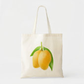 Twee gele mango-vruchten tote bag (Voorkant)