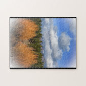 Twee gele Struiken Puzzle Legpuzzel (Horizontaal)