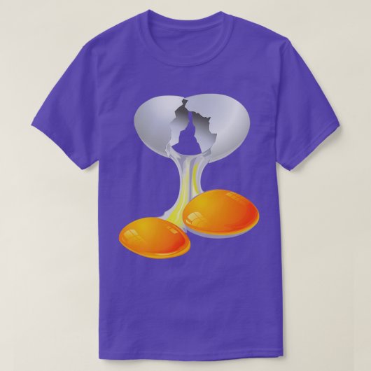 Twee gelekte eistrengen t-shirt (Design voorkant)