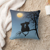 Twee geliefden Cat Grade A Cotton Sierkussen 16¤16 (Deken)