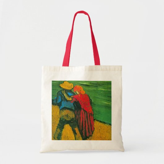 Twee geliefden van Vincent van Gogh Tote Bag (Voorkant)