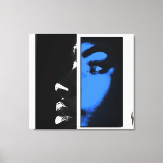 Twee Gelijke Helften Canvas Afdruk