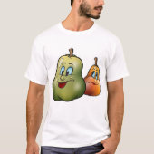 Twee Gelukkige Peren T-shirt (Voorkant)