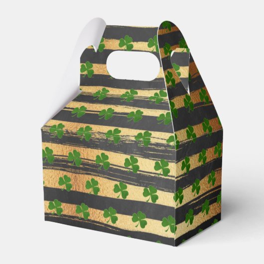 Twee gelukkige St. Patrick's Day 2e verjaardag Bedankdoosjes (Achterkant)