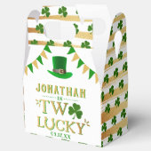 Twee gelukkige St. Patrick's Day 2e verjaardag Bedankdoosjes (Geopend)