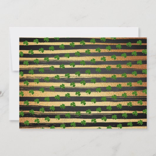 Twee gelukkige St. Patrick's Day 2e verjaardag fot Kaart (Achterkant)