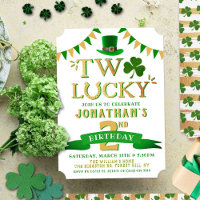 Twee gelukkige St. Patrick's Day 2e verjaardag
